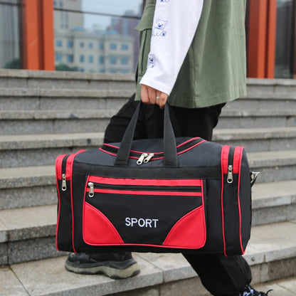 Oxford Fitness Bag – Large Capacity Waterproof Yoga & Sports Backpack with Adjustable Shoulder Strap for Outdoor Football