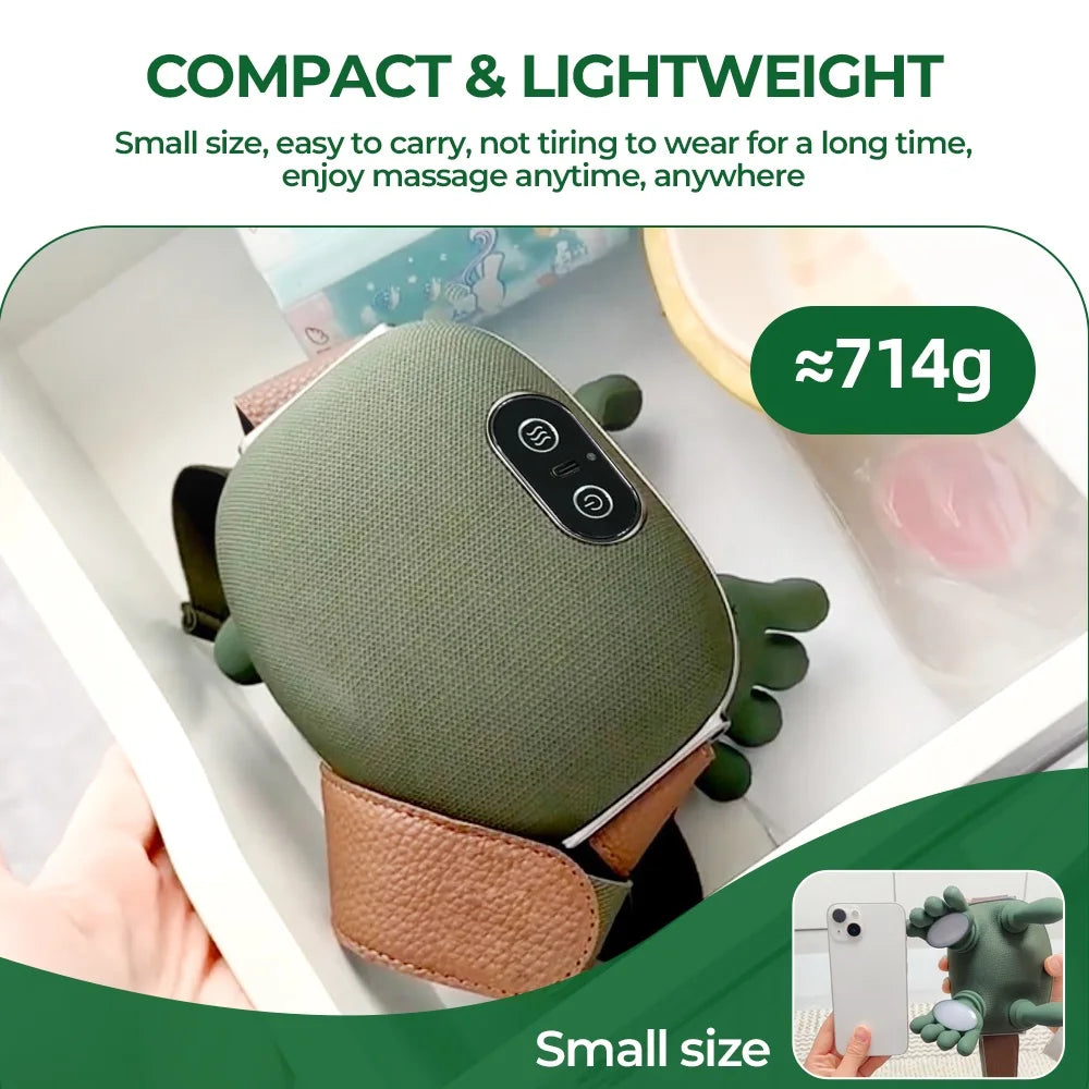 Bionic Finger Wireless Neck & Shoulder Massager — Brushless Motor Cervical Kneading Shawl