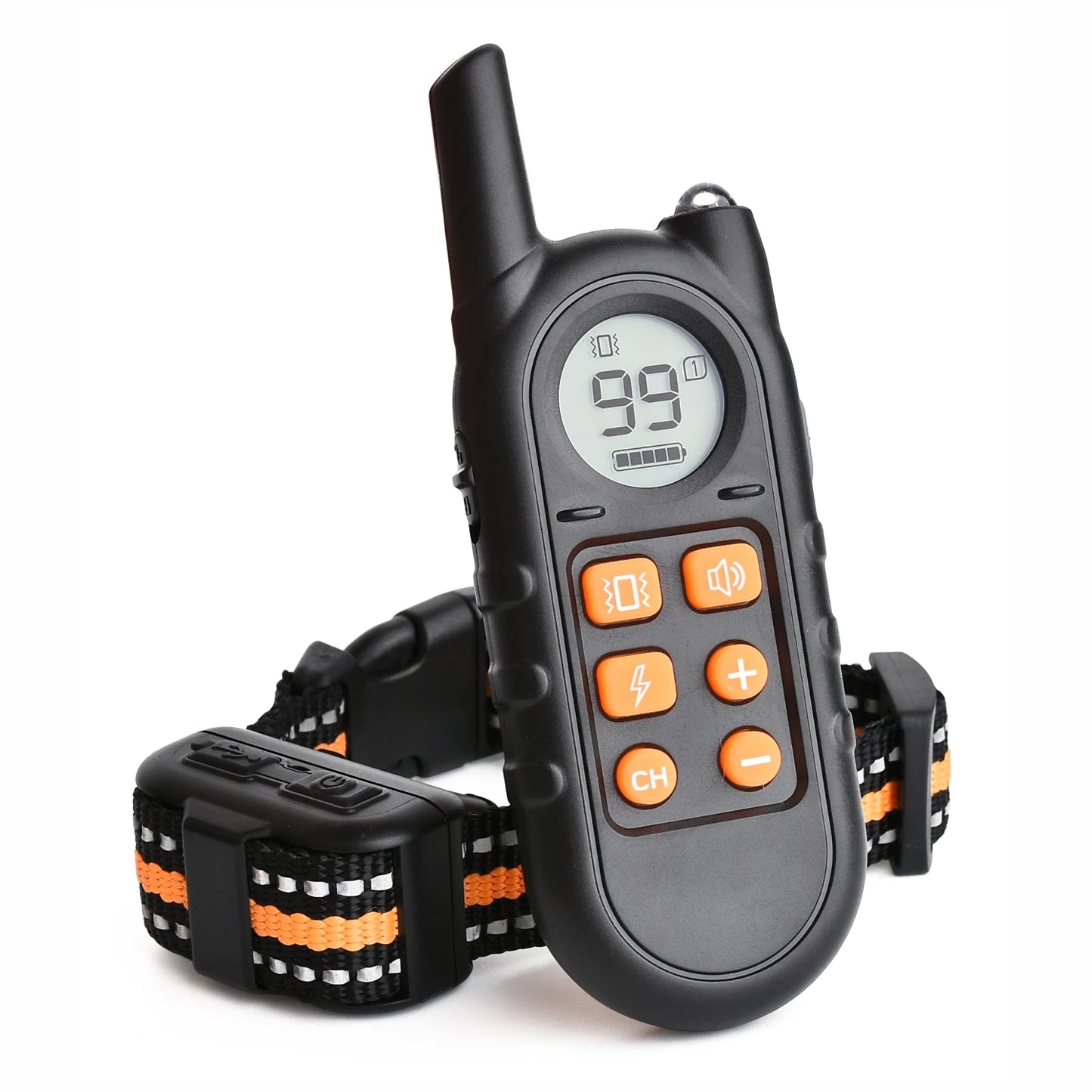 Rechargeable Anti-Bark Training Collar for Small Dogs 5–15 lbs – Ultra-Light Electric Behavior Correction Dog Collar