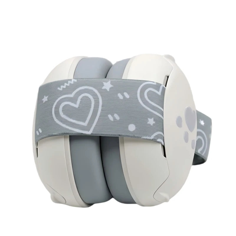 Baby Noise Reduction Earmuffs – Soft Elastic Hearing Protection Headphones for Infants and Toddlers for Sleep and Noisy Environments