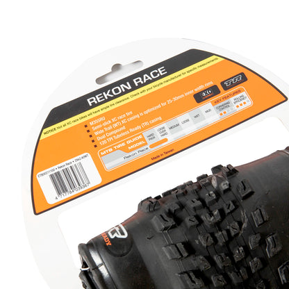 MAXXIS Rekon Race EXO TR Tubeless MTB Bike Tire – 29x2.25/2.35 Foldable Mountain Bicycle Tyre
