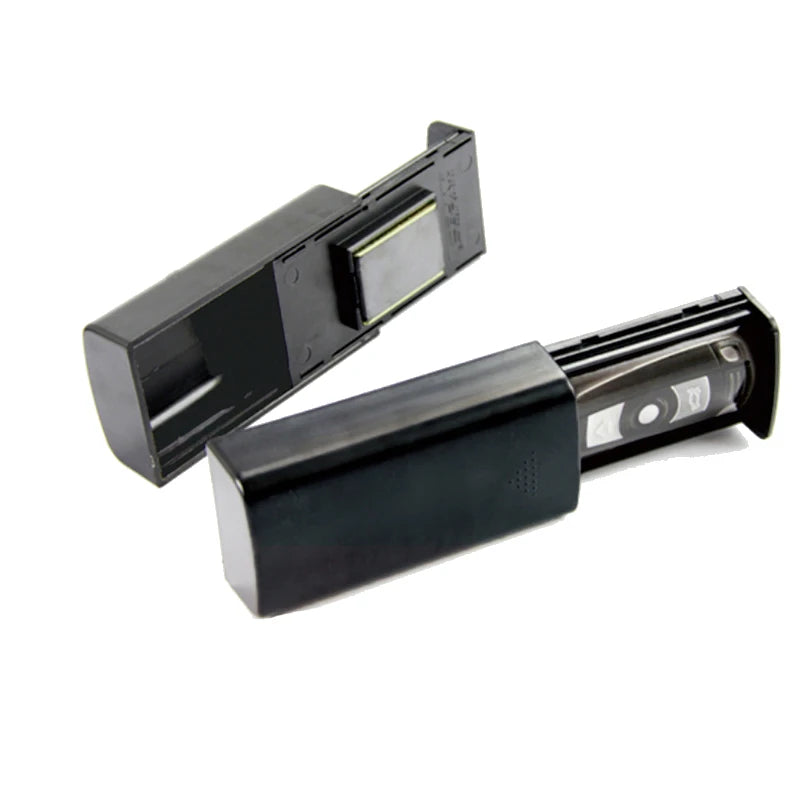NewCreative Magnetic Black Safe Box — Hidden Key Storage for Home, Office, Car, Truck, and Caravan