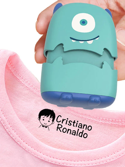 Custom Clothing Name Sticker Stamp: Waterproof DIY for School - Boys, Girls, Teacher, Student Customized Seal, No Fade