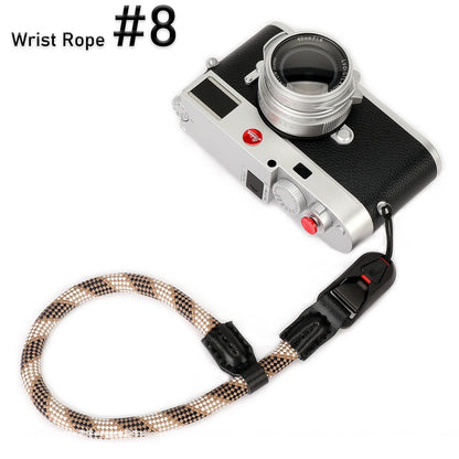 Nylon Rope Sling Quick Release Camera Strap – Wrist & Neck Shoulder Strap for Fujifilm, Sony, Nikon, Canon & Leica Mirrorless Cameras
