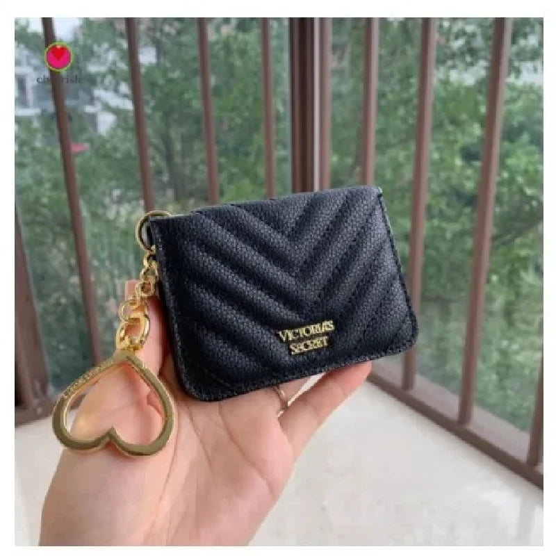 2024 Cute PU Leather Credit Card Bag for Women - Short Bifold Wallet, Perfect Gift for Mother's Day and Christmas