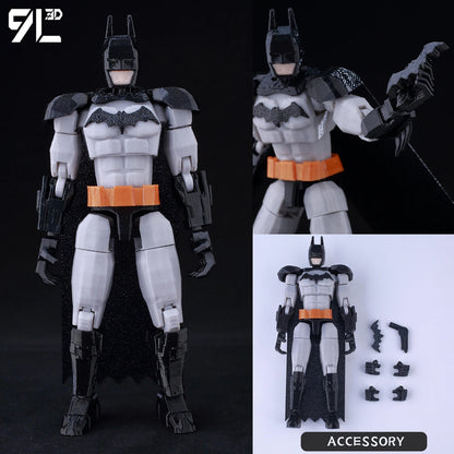 9L3D Superman & Batman Action Figures – Multi-Jointed Poseable LUCKY13 Titan13 Collectible Hero Toys