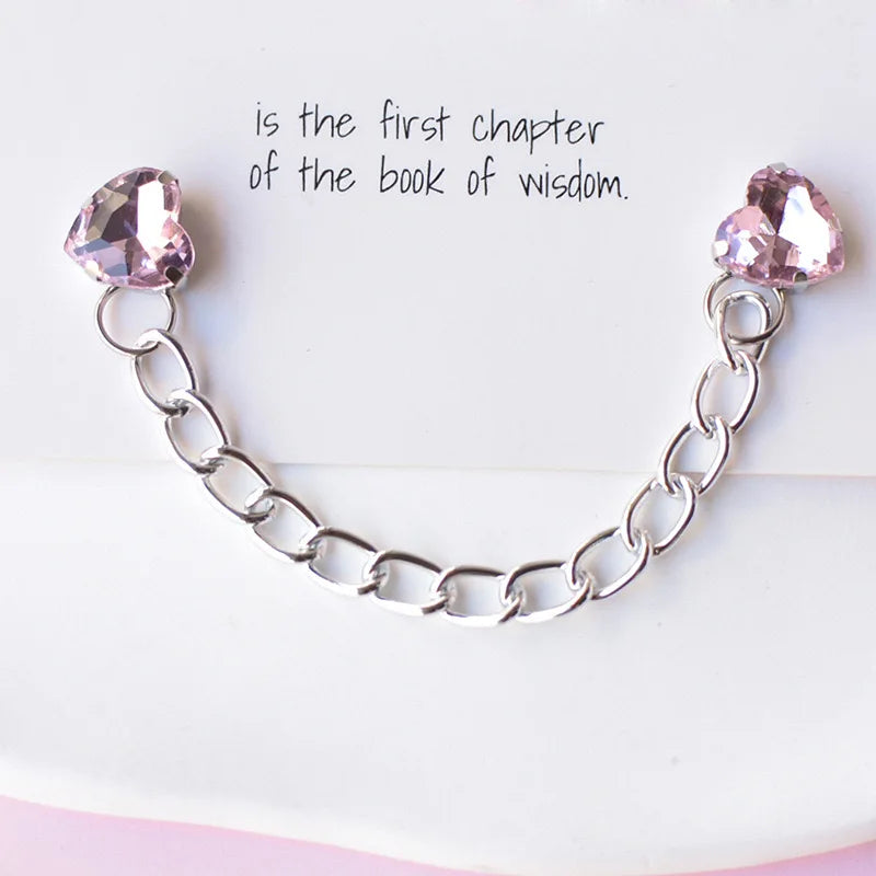 2Pcs Metal Full Diamond Bow Heart Mirror Handbag & Parfum Bottle Phone Case Decoration – Flat Back DIY Craft Accessories