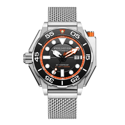 FeelNever Luxury Automatic Watch for Men – Fashion Business & Military Mechanical Waterproof Wristwatch