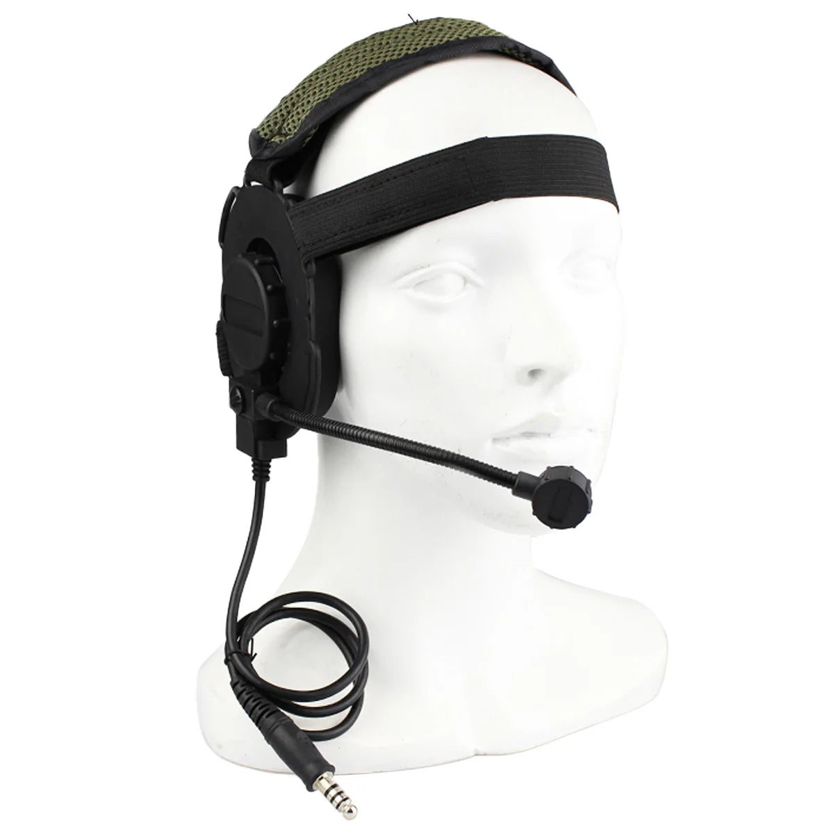 Tactical Bowman Elite II Headset – U94 PTT Communication Headphone for Kenwood & Baofeng UV-5R Radio Accessory