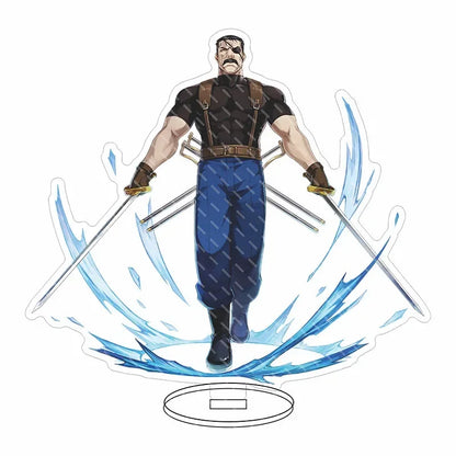 Fullmetal Alchemist Acrylic Stand — 15cm Anime Action Figure PVC Desktop Model Toy Gift