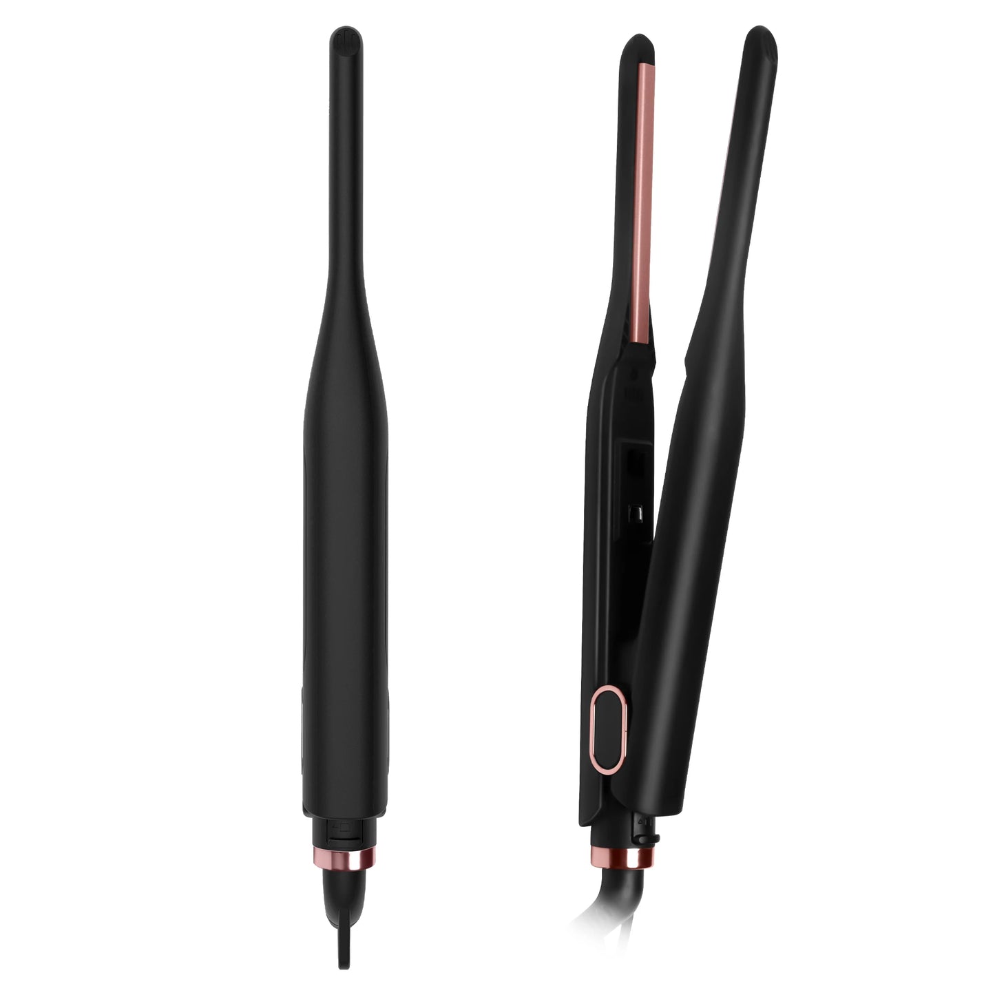 Mini Pencil Flat Iron for Short Hair, Ceramic Hair Straightener, Tiny Straightening Iron, Beard Straightener for Men & Women