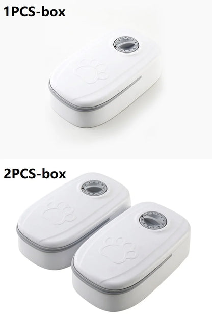Pet Automatic Timing Feeder – 350ML Large Capacity Dry & Wet Food Dispenser