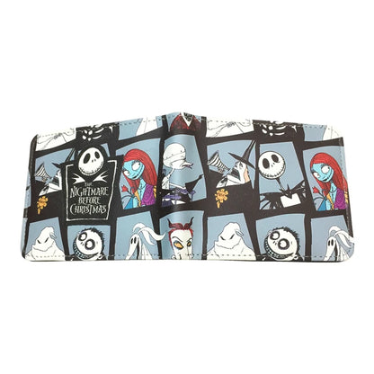 The Nightmare Before Christmas PU Leather Wallet — Credit Card Holder Purse with Coin Pocket, New Arrival