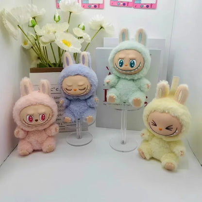 High-Quality Macaron 2 The Monsters Labubu Sitting Party Vinyl Plush Blind Box – Decorative Collectible Doll Gift