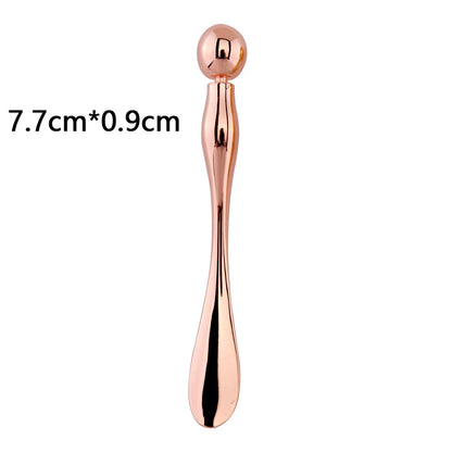Metal Face Massage Stick — Anti-Wrinkle Eye Cream Applicator & Mask Mixing Spatula for Facial Care