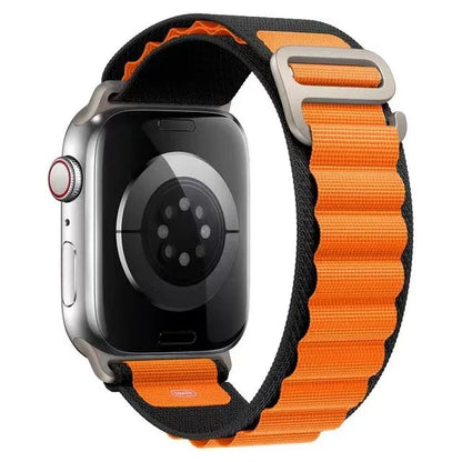 Alpine Loop Nylon Sport Strap for iWatch — Compatible with Series 4–10, 42/46/49mm Bands