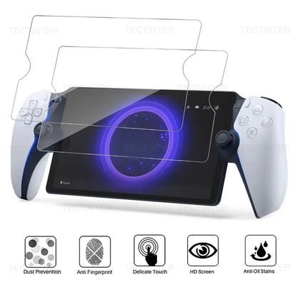 2-Pack Tempered Glass Screen Protector — Anti-Scratch Protective Film for Sony PlayStation PS5 Portal Handheld