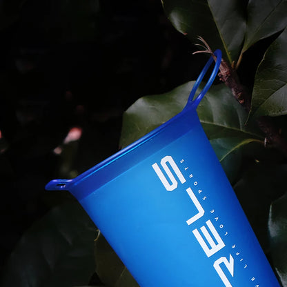 200ml Foldable Sports Water Cup — Lightweight, Portable Soft Cup for Marathon, Running & Cross-Country Activities