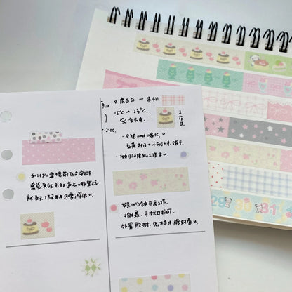 Kawaii Panda Washi Tape - Cute Deco Masking Tape for Scrapbook DIY Arts Crafts Stationery Album Decoration