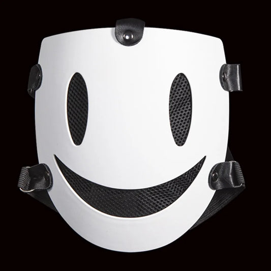Smile Face Cosplay Party Mask – Anime Costume Accessory for Halloween, Carnival & DIY Party Decorations