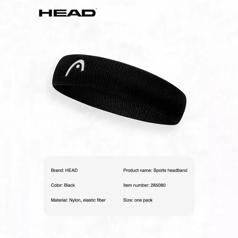 HEAD Sports Hairbands — Men & Women Fitness Sweatbands for Tennis, Yoga, Basketball, Running