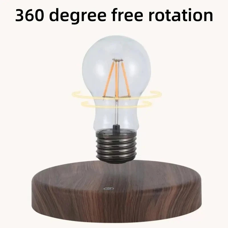 Magnetic Levitation Lamp – Floating LED Bulb Glass Light for Home Office Desk Decor & Birthday Gift