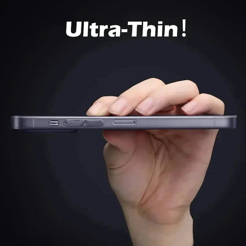 Ultra-Thin Matte iPhone Case - Slim Protective Cover for iPhone X, XR, XS Max & 11–16 Plus, Mini and Pro Max Models