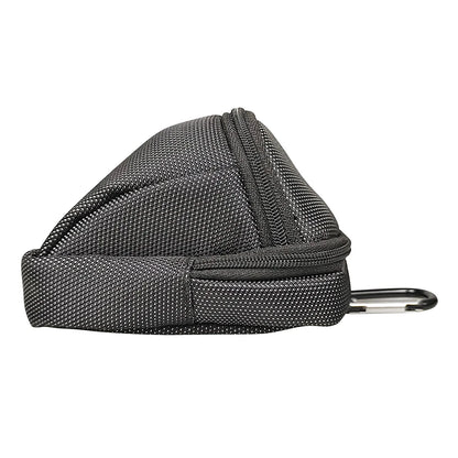 Mini Park Golf Ball Bag with Hook – Portable Nylon Waist Bag for Park Balls, Outdoor Sports Golf Accessories