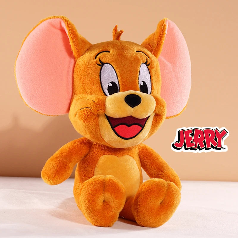 Tom and Jerry Plush Toy - Cartoon Movie Cat and Mouse Plushies - Stuffed Animals, Soap Action Figure, and Studio Doll Toys