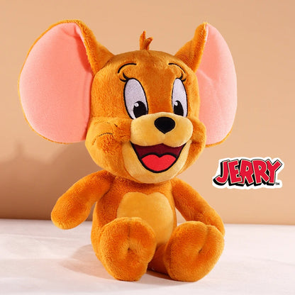 Tom and Jerry Plush Toy - Cartoon Movie Cat and Mouse Plushies - Stuffed Animals, Soap Action Figure, and Studio Doll Toys