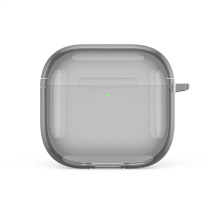 Translucent Protective Sleeve Case for AirPods 4 — Premium Drop-Proof Cover with Carabiner for AirPods 4th Generation