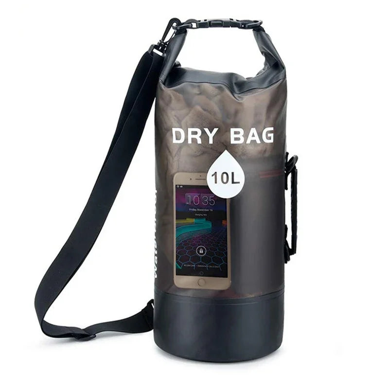 10L/20L Waterproof Dry Bag – Storage Pouch for Swimming, Trekking, Rafting, Boating & Kayaking (Backpack XD117Y)