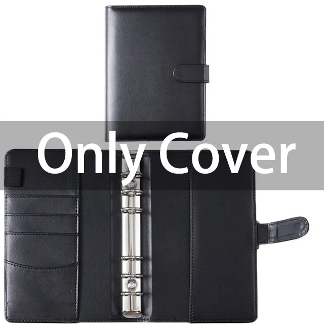 A6 PU Leather Budget Binder Set – Cash Envelopes System, Pockets, Money Organizer, Bill Saving Accessories