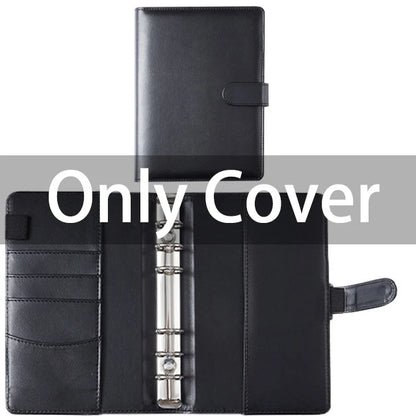 A6 PU Leather Budget Binder Set – Cash Envelopes System, Pockets, Money Organizer, Bill Saving Accessories