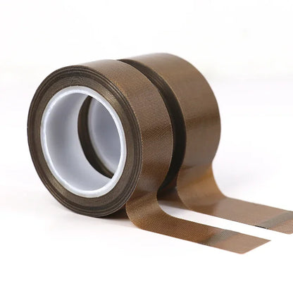 High Temperature Resistant PTFE Cloth Adhesive Tape – 300°C Heat Insulation Sealing Tape, Industrial Grade 5–100mm Width, Machine Protection & Sealing Tape