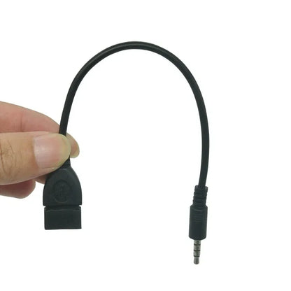 3.5mm AUX to USB Audio Cable - Car Music & Headphone Converter for Car Electronics