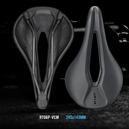 RYET Carbon 3D Printed Bike Saddle - 145/155mm Lightweight Cycling Seat for Road, MTB, Gravel & Triathlon Bikes