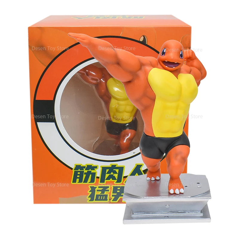 13 Styles Pokémon Muscle Figures – Magikarp, Snorlax, Dugtrio, Psyduck, Squirtle, Bulbasaur, Gengar PVC Action Toys