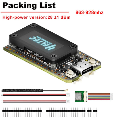 Heltec WiFi LoRa 32 V4 GNSS ESP32 Dev Board - SX1262 LoRa, WiFi, BLE, OLED & 863–928MHz