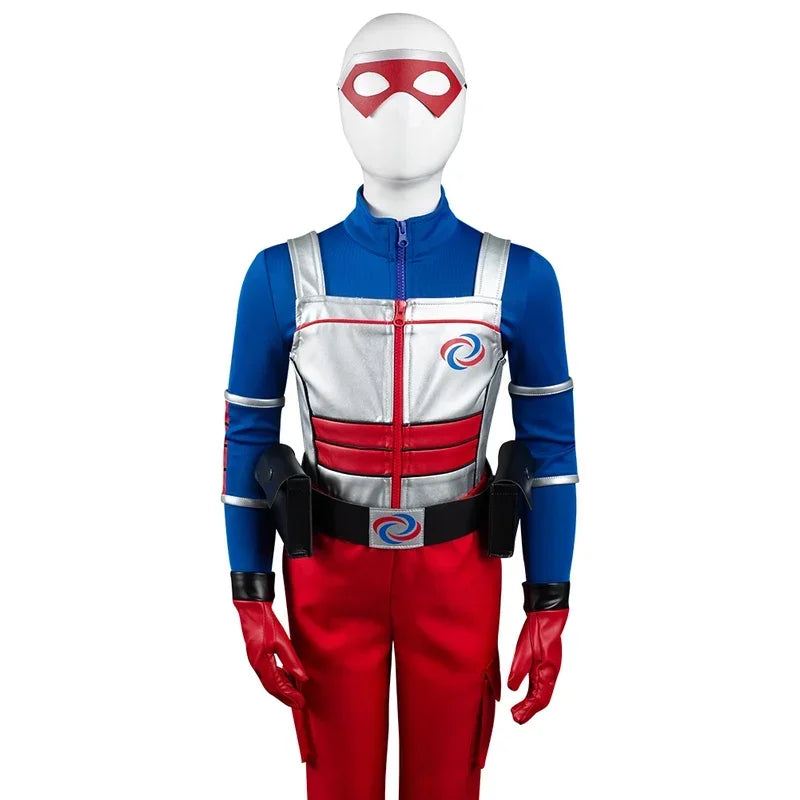 Kids Henry Cosplay Costume - Cartoon Character Vest, Pants & Belt Set for Halloween