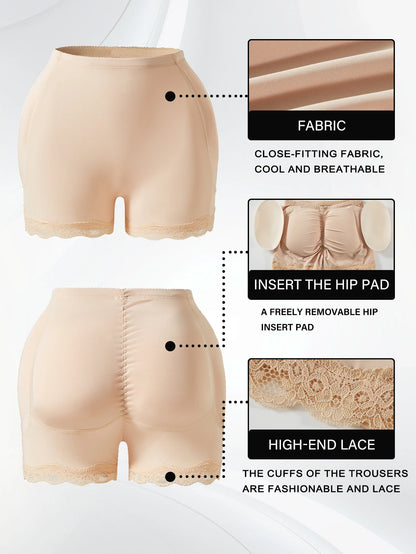 Women’s Body Shaper Panties – Padded Butt Lifter & Hip Enhancer Shapewear Briefs