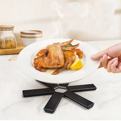 Heat-Resistant Pot Mat & Dish Placemat – Folding Coaster for Pans and Kitchen Use