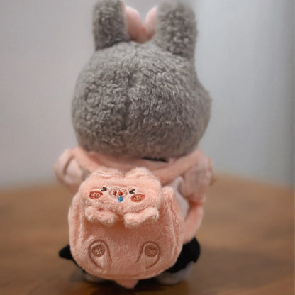 Labubu 15–17cm Doll Backpack – Handmade BJD Doll Bag & Clothing Accessory