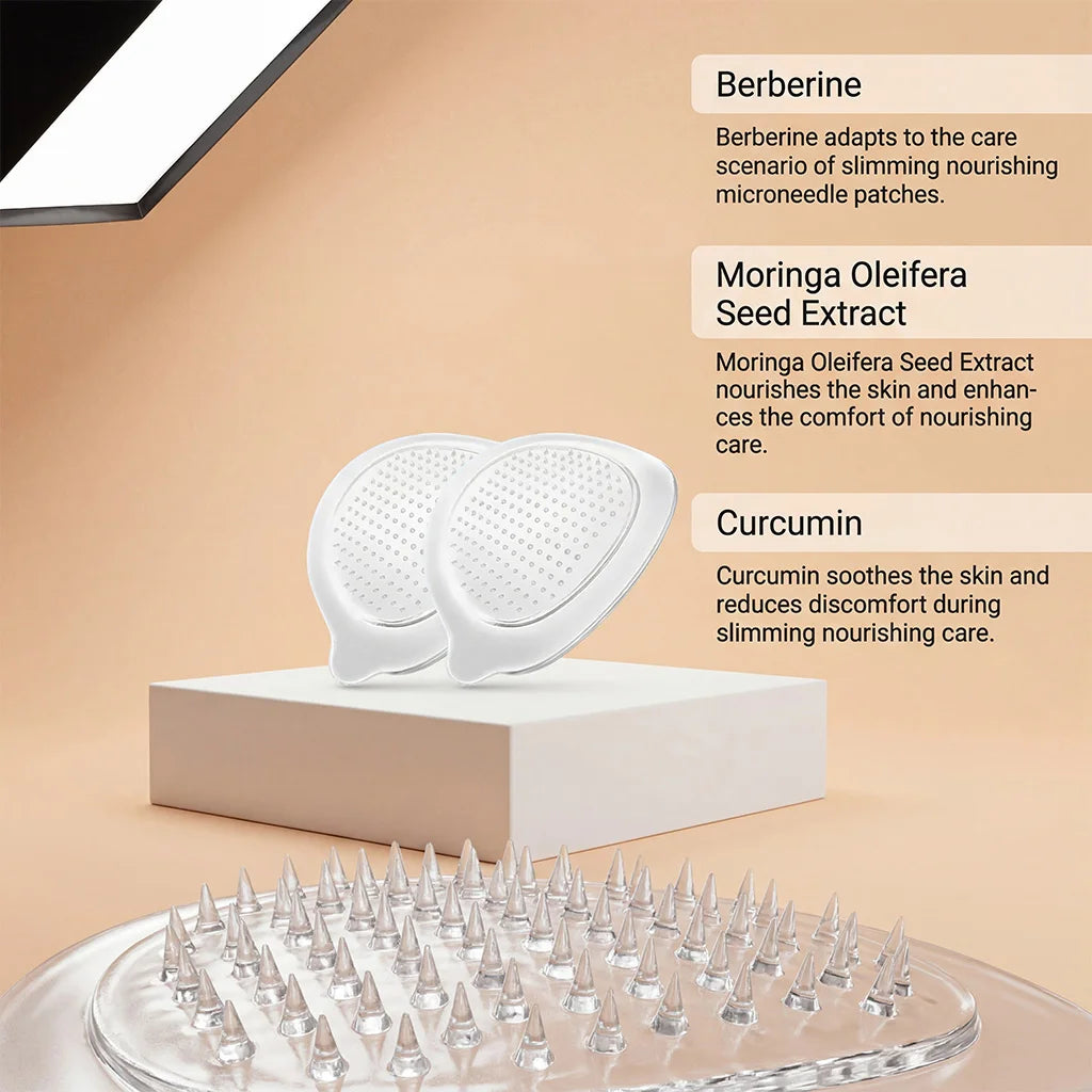 10-in-1 Moringa Microneedle Patches - Full-Body Daily Skin Care & Graceful Line Care Set