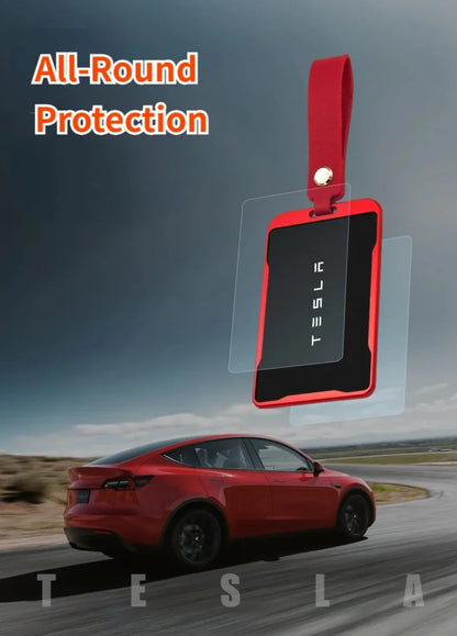 Tesla Model 3 & Model Y Key Card Protector Case – Aluminum Alloy Protective Frame Bezel Holder Tesla Accessories Cover