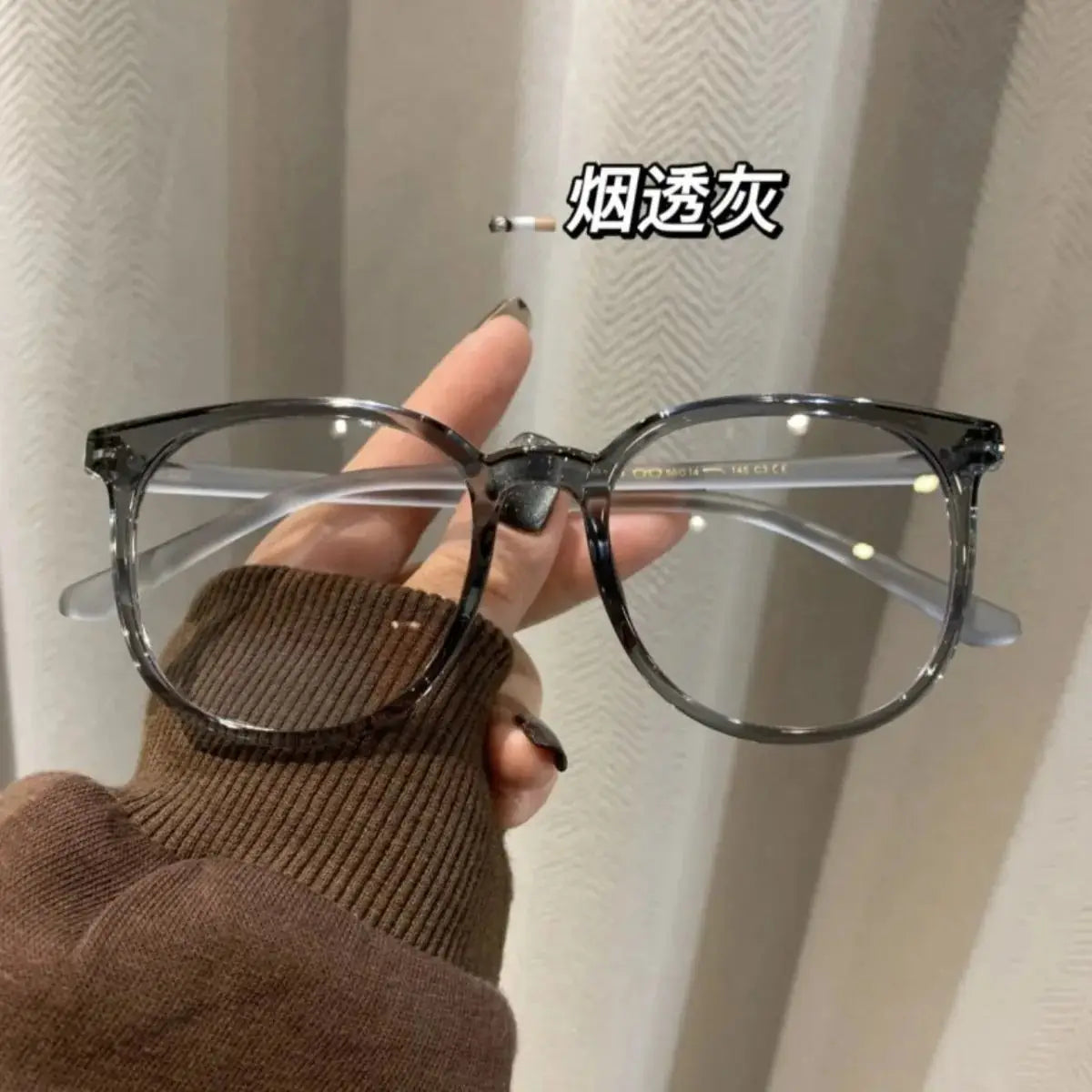 Transparent Round & Square Blue Light Blocking Glasses for Men & Women – Anti-Glare Computer Eyewear