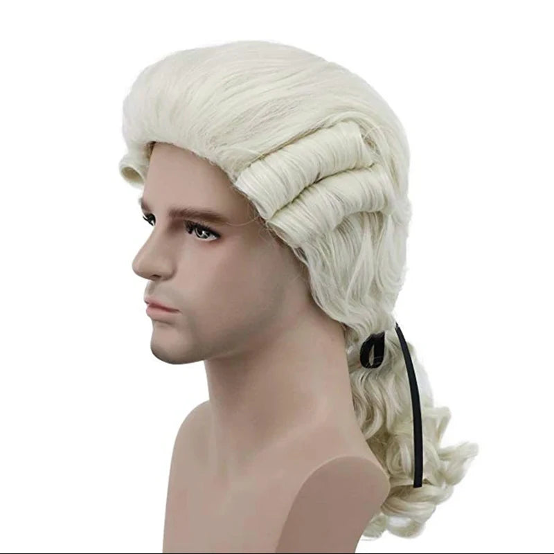 HAIRJOY Synthetic Duchess Judge Cosplay Wig - Long Heat-Resistant Curly Anime Hair for Men and Women