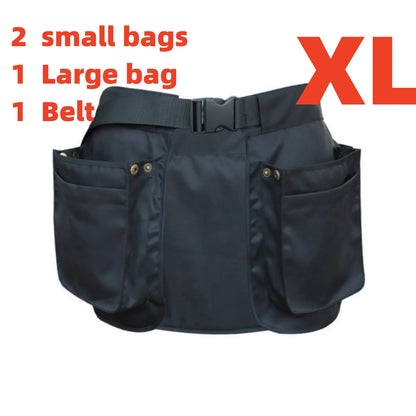 Multifunctional Outdoor Hiking Waist Pack – Large Capacity Canvas Multi-Pocket Mountaineering Apron Bag for Travel & Camping