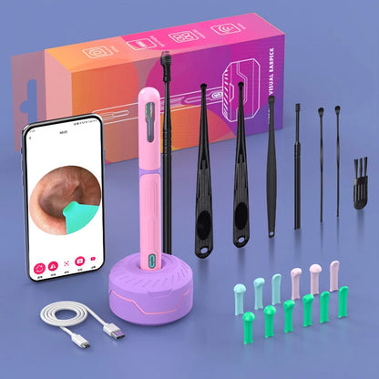 Ear Cleaner with Camera Set – HD Otoscope, USB-C Charging Endoscope, Wax Removal Tool & Earpick, NK3 Pro Ear Cleaning Set