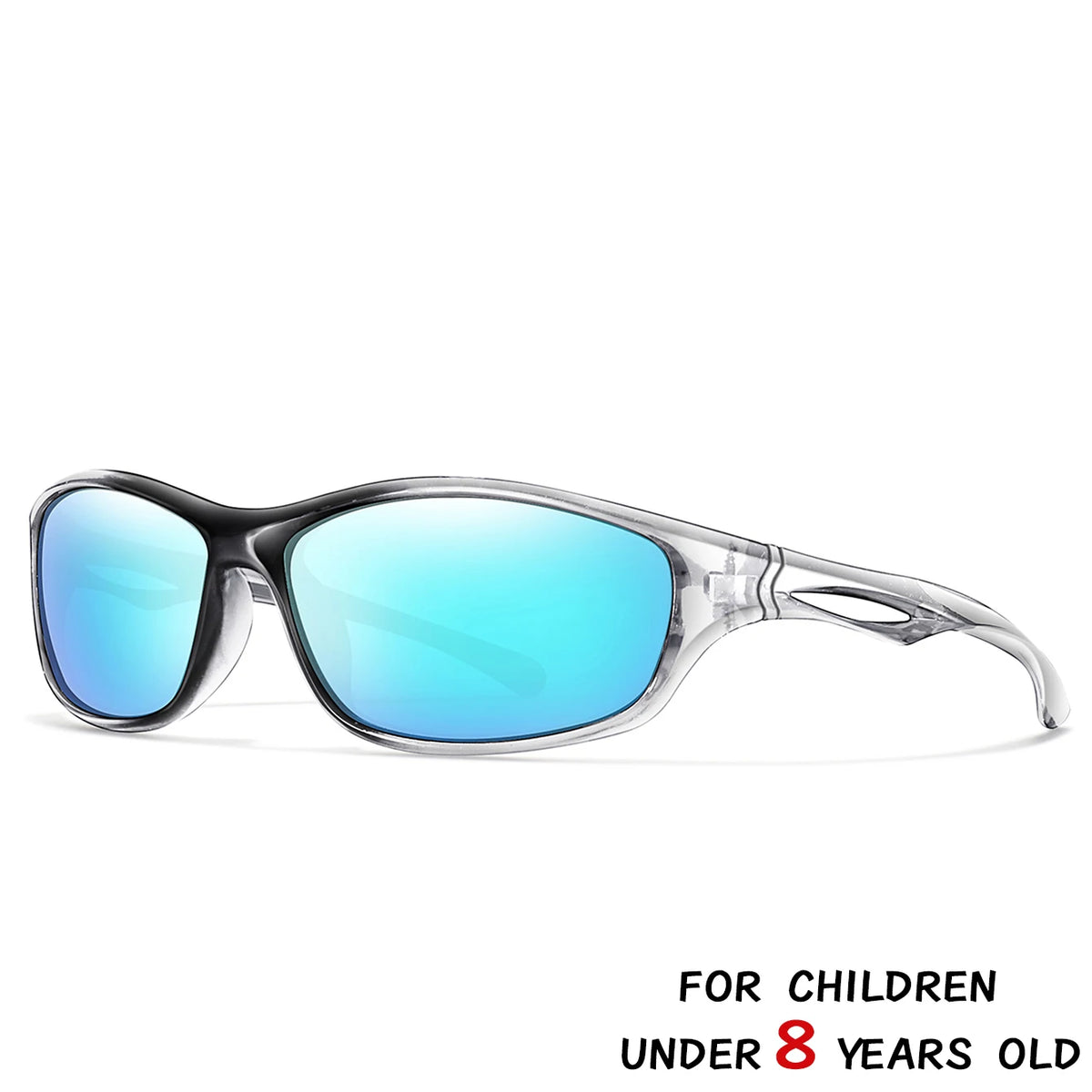 Kids UV400 Sports Sunglasses - Cycling, Camping, Fishing and Outdoor Eyewear for Boys and Girls Ages 3–8